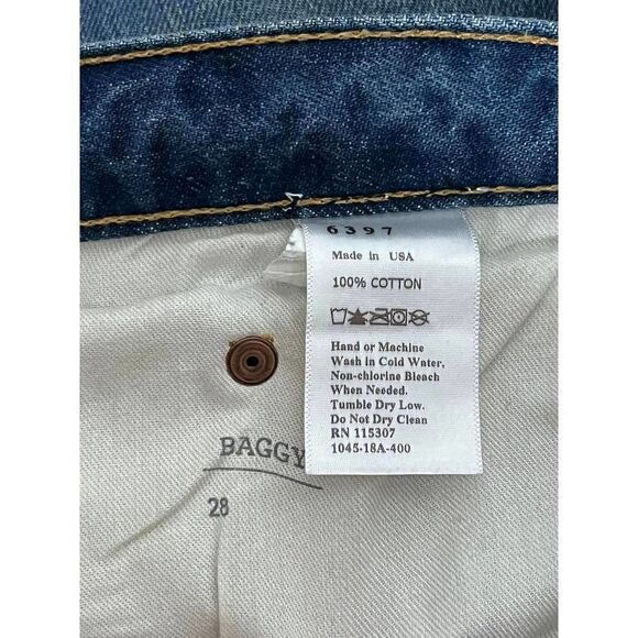 𝅺6397 Jeans‎ The News Relaxed Fit Classic Vintage Wash Size 28 - Picture 9 of 9